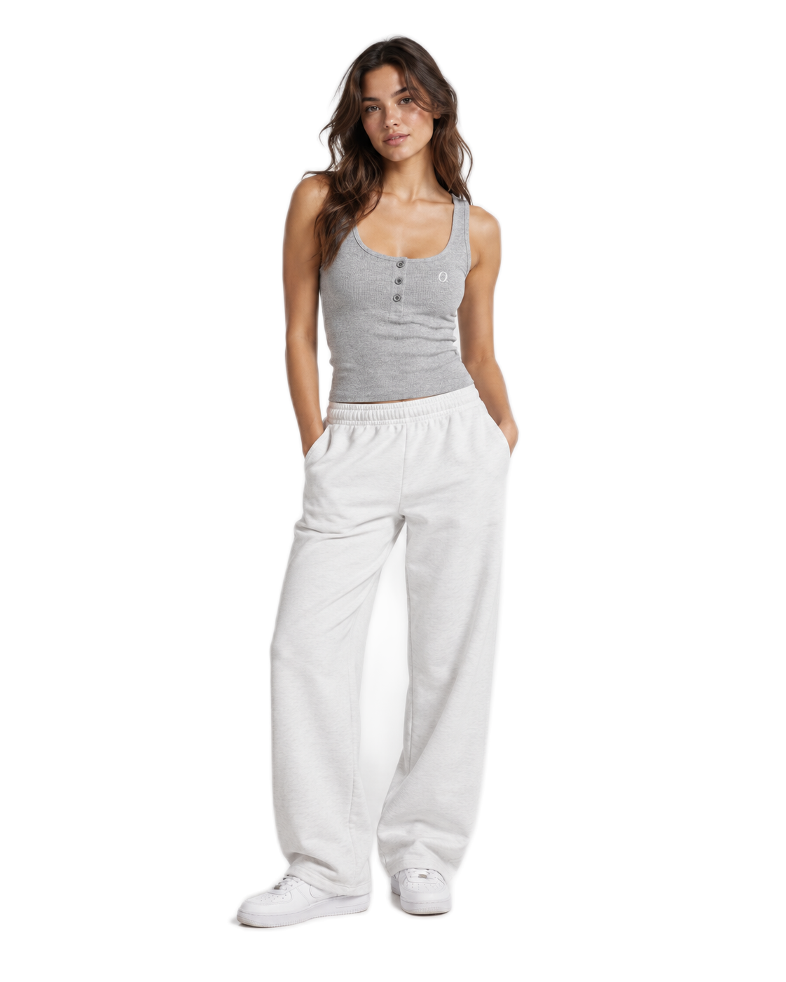 Henley Tank — Heather Grey