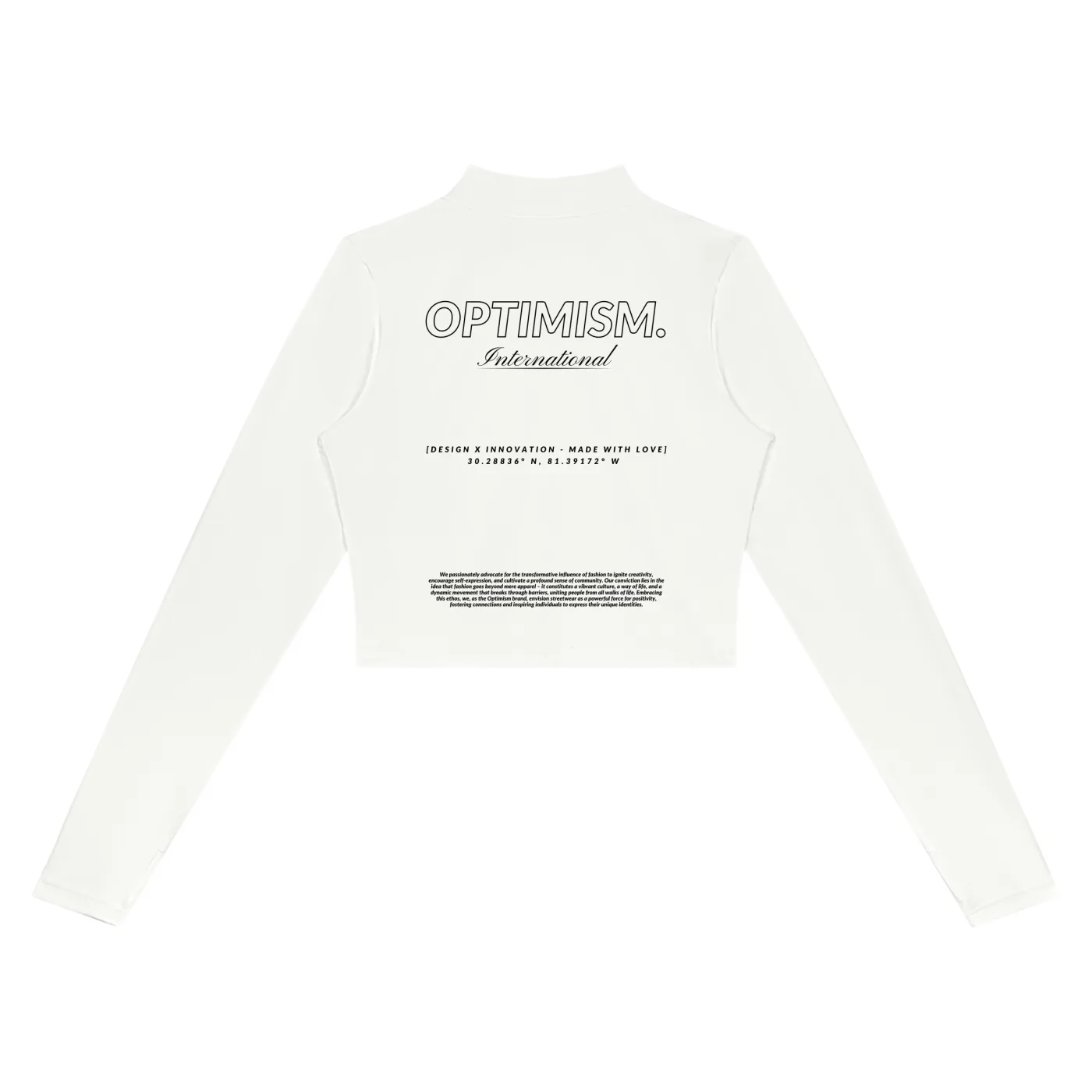 Zip Studio Jacket — Ivory — construction detail