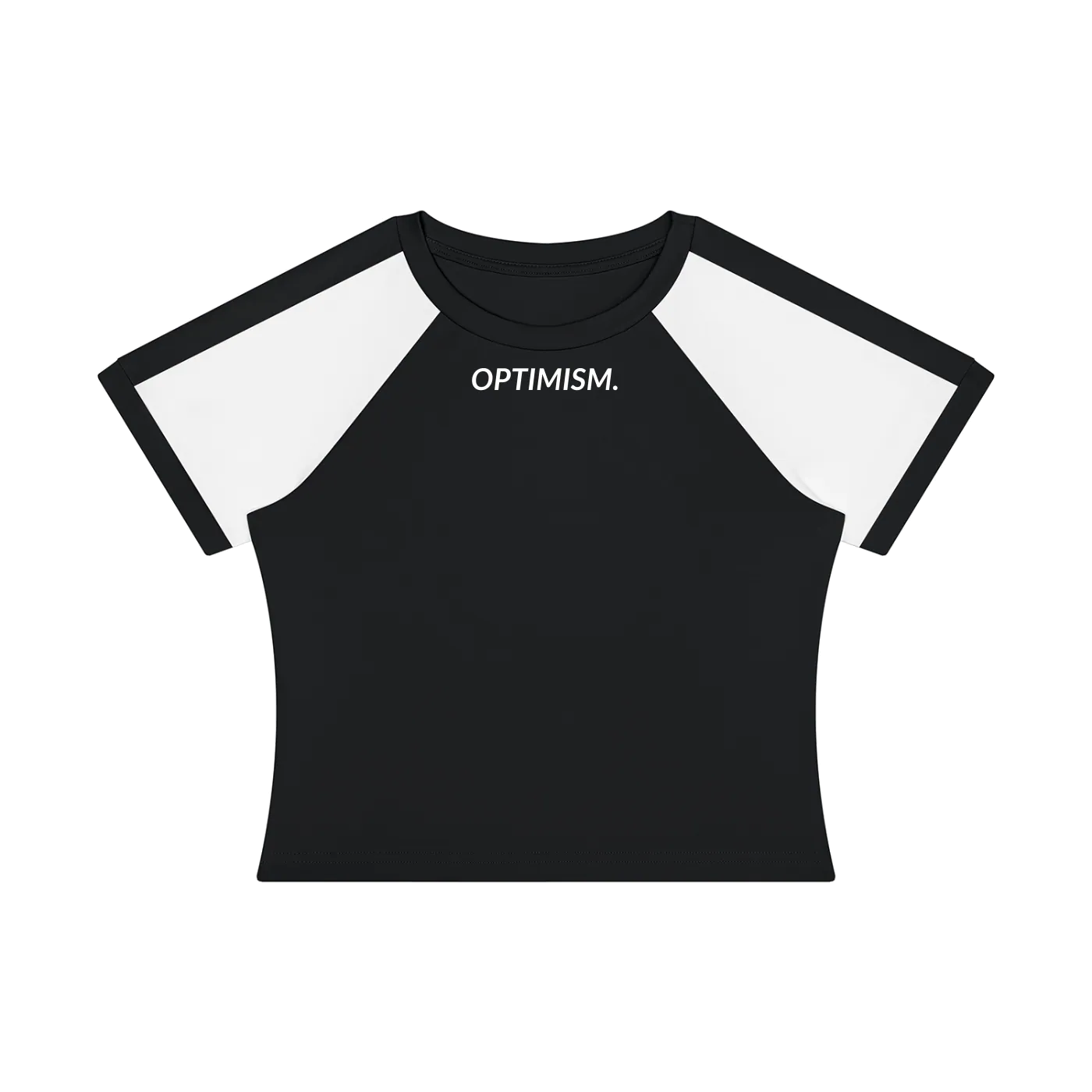 Slim Raglan Tee — Black