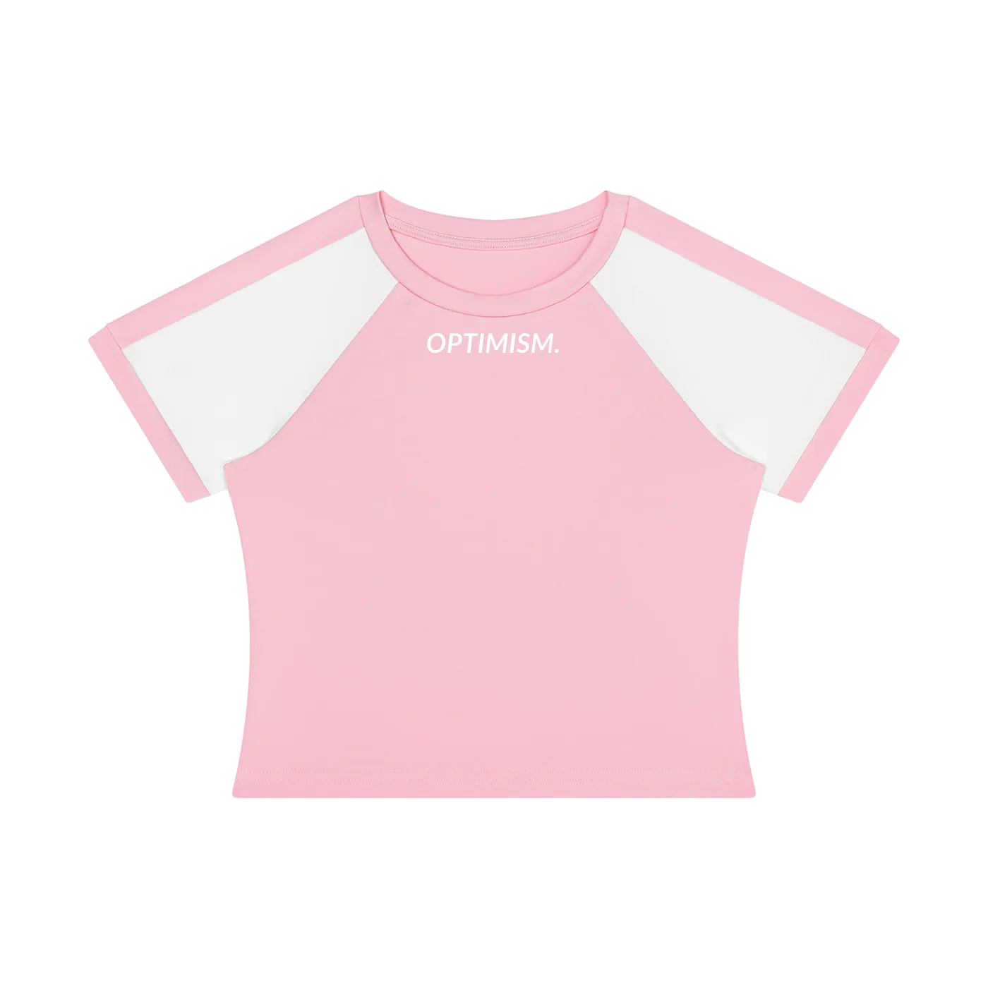 Slim Raglan Tee — Pink