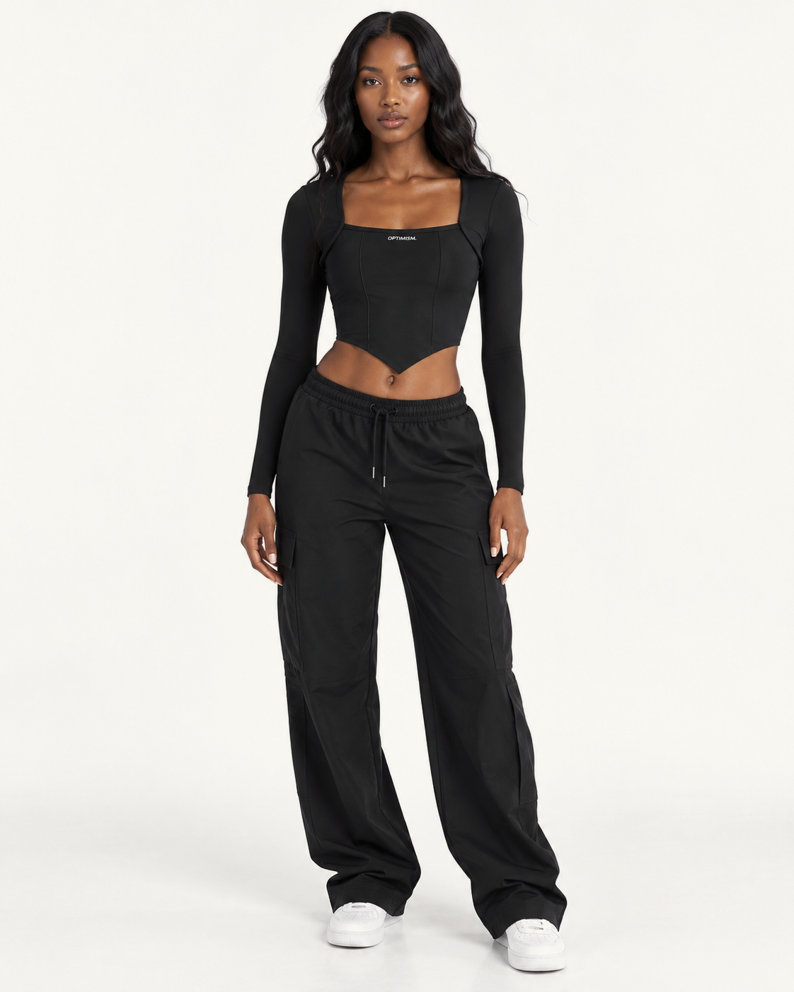 Corset Long-Sleeve — Black