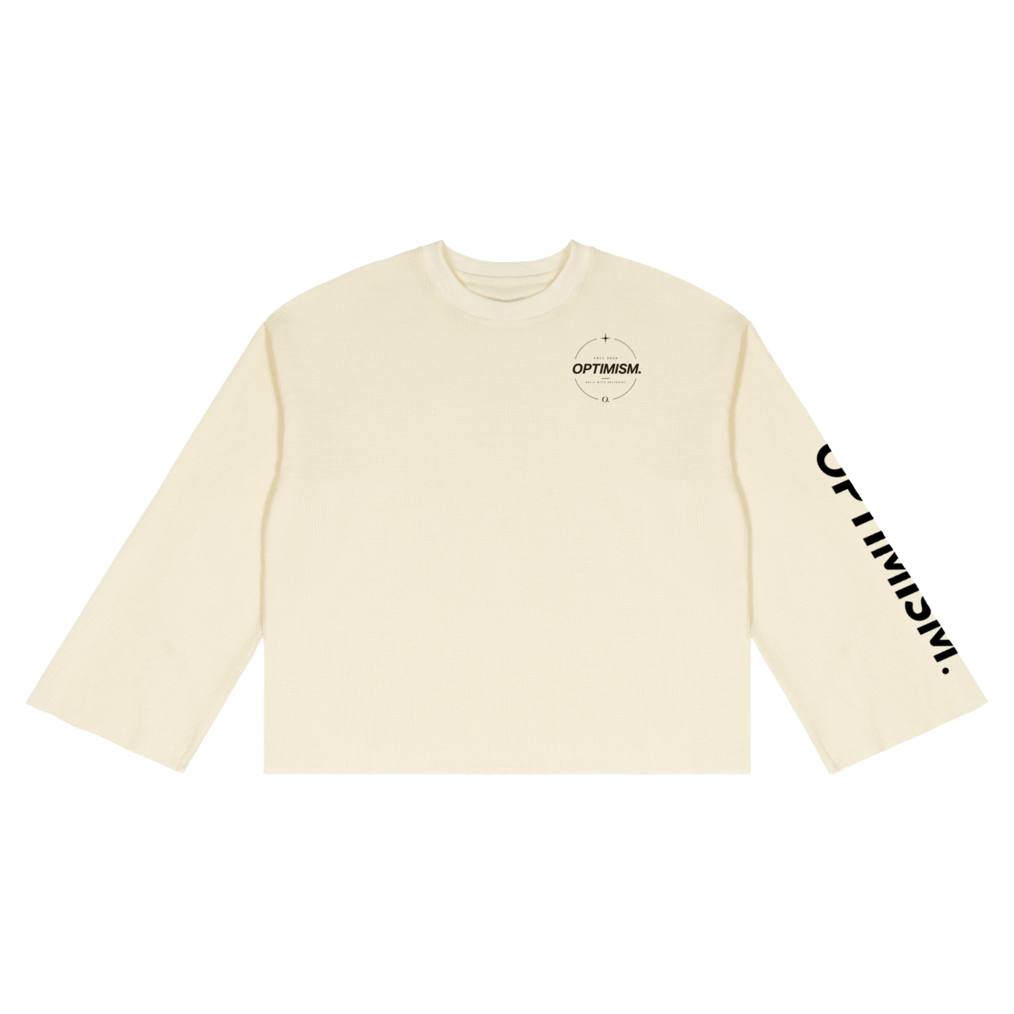 Waffle Long-Sleeve — Bone