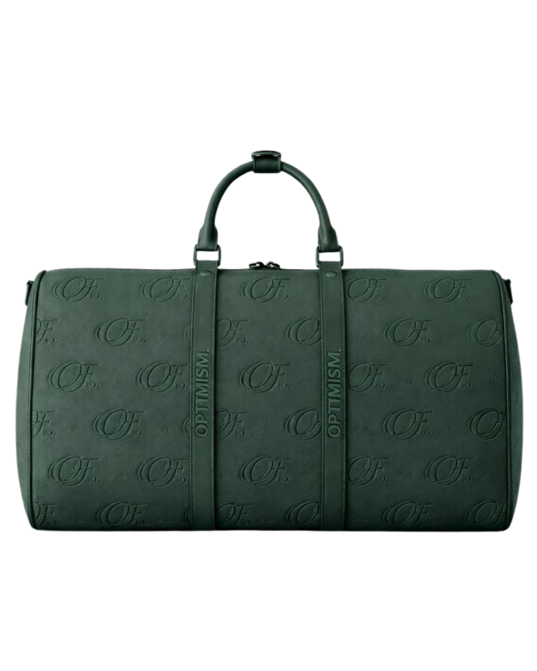 Forest Green Embossed Duffle